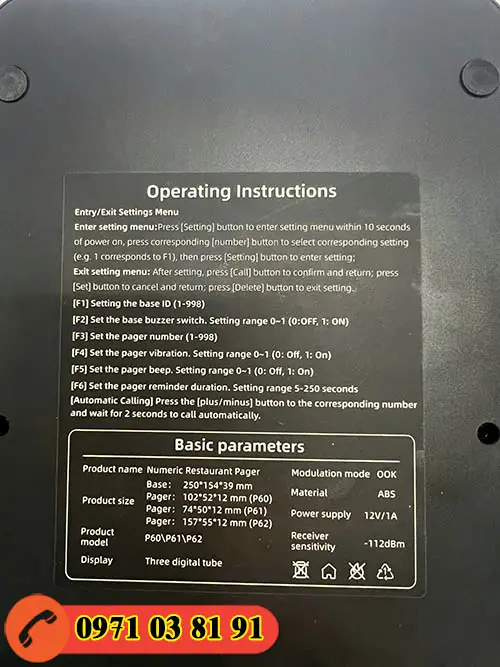 Thiết bị báo rung P60 - Ảnh 5